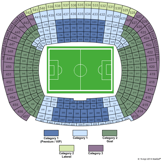 Camp Nou Seating Chart